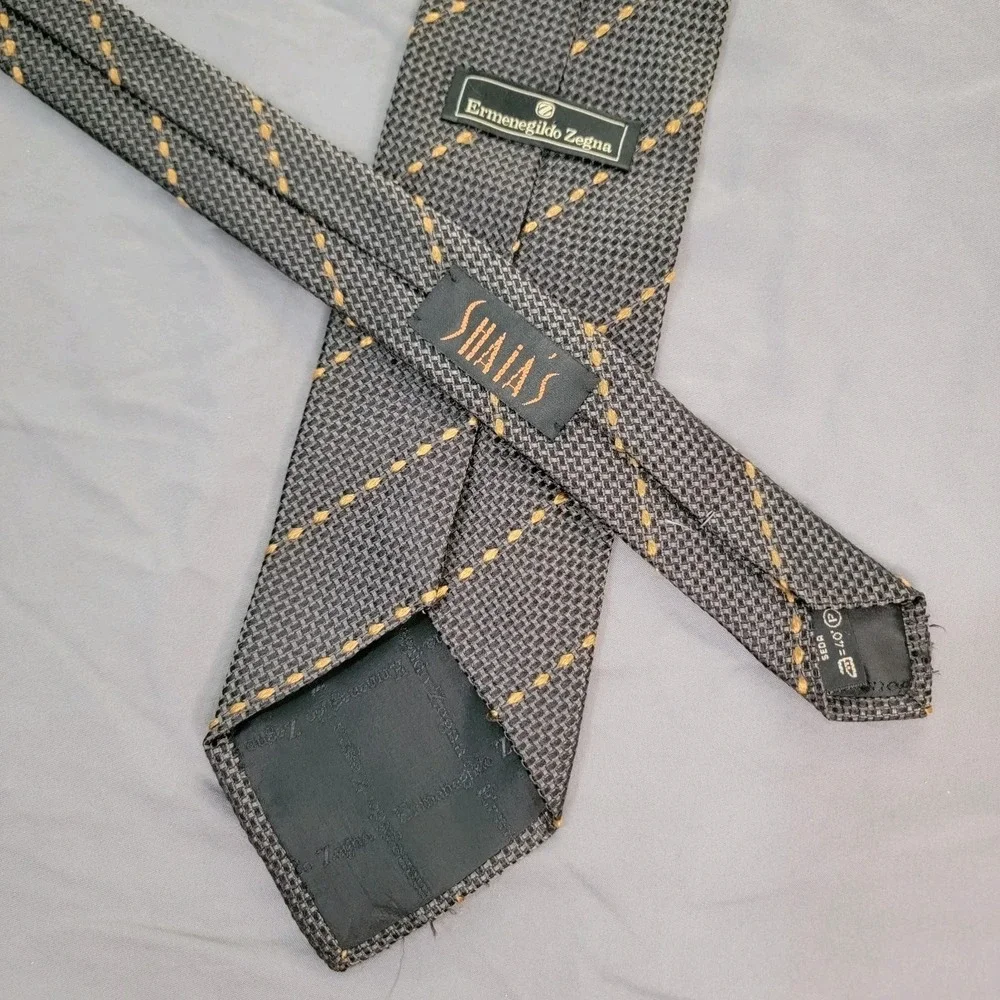 Ermenegildo Zegna Silk Neck‎ Tie Striped